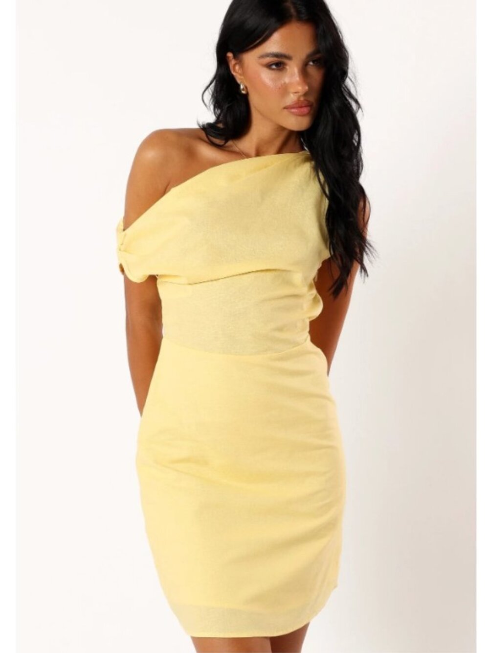 NWT - Petal & Pup Chrissy Mini Dress in Butter